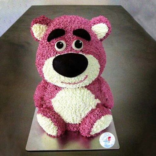 Bánh sinh nhật tạo hình gấu dâu