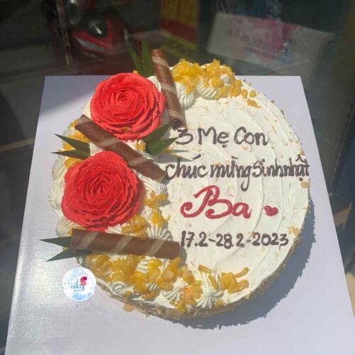 Bánh sinh nhật kem bắp cho ba