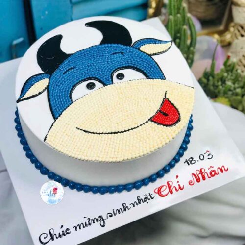 Bánh sinh nhật con dê cho bé trai