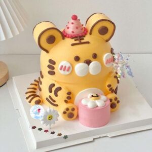 Bánh sinh nhật con hổ 1 tuổi