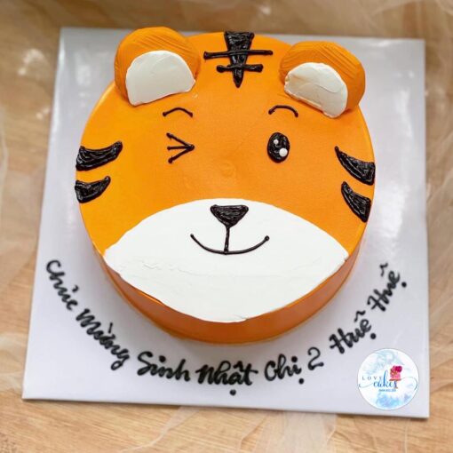 Bánh sinh nhật con hổ tặng em gái