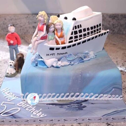 Bánh sinh nhật con thuyền