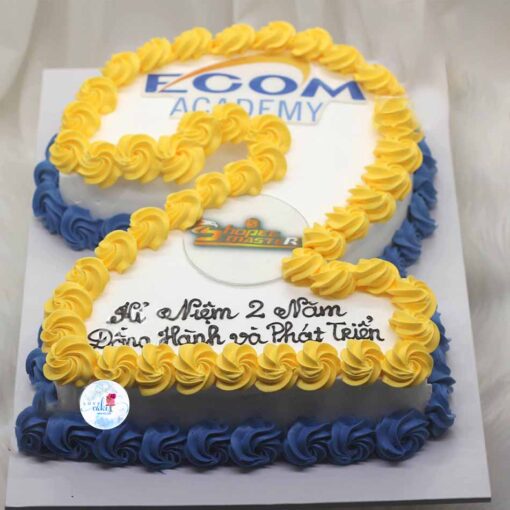 Bánh sinh nhật kỷ niệm công ty theo số