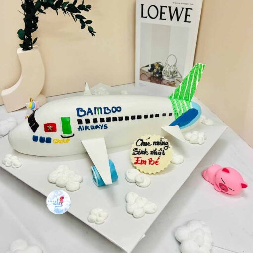 Bánh sinh nhật mô hình máy bay cho bé