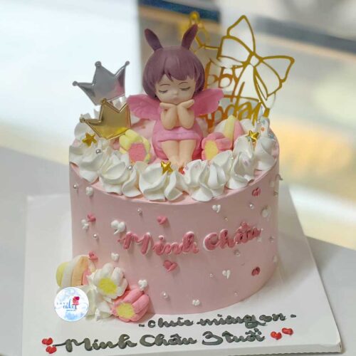 Bánh sinh nhật nhỏ cho bé gái