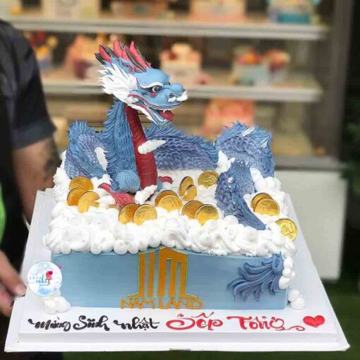 Bánh sinh nhật tạo hình 3d con rồng