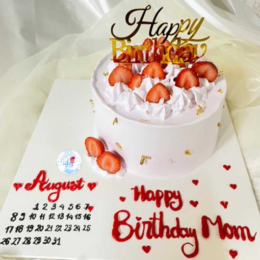 Bánh sinh nhật dâu tặng mẹ