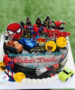 Bánh sinh nhật trang trí spiderman