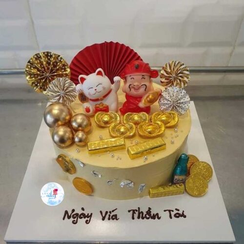 Bánh sinh nhật vía thần tài