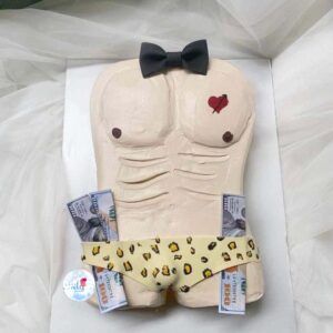 Bánh sinh nhật tạo hình body đàn ông