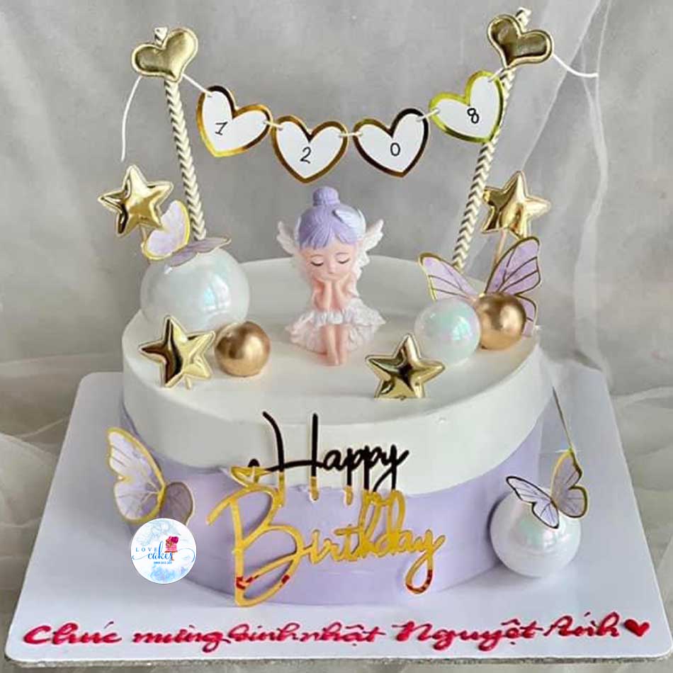 Bánh sinh nhật cho bé gái tạo hình cô bé dễ thương (Mẫu 50318) - FRIENDSHIP  CAKES & GIFT