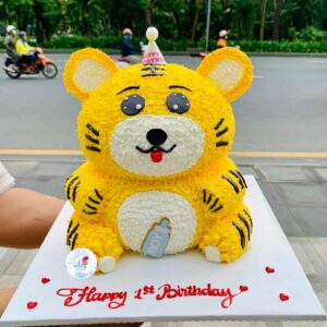 Bánh sinh nhật con hổ tặng bé trai