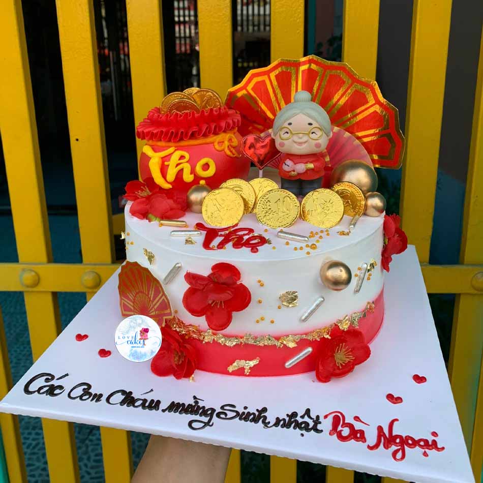 Bánh sinh nhật tặng mẹ 70 tuổi