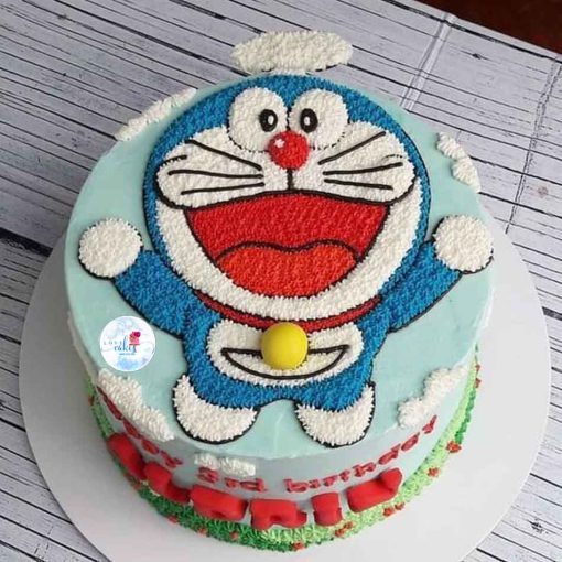 Bánh sinh nhật vẽ hình doremon