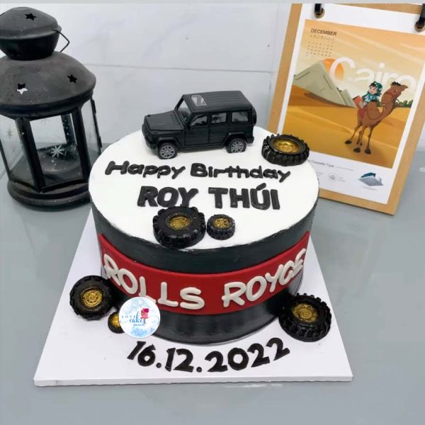 Bánh sinh nhật rolls royce cho bé trai