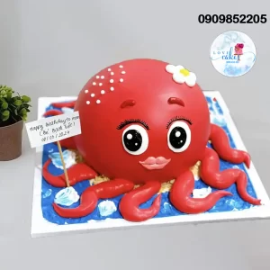 Bánh sinh nhật con bạch tuộc