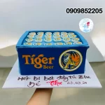 Bánh sinh nhật hình thùng bia tiger