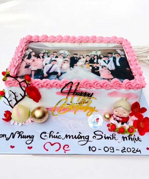 Bánh kem in hình tặng mẹ