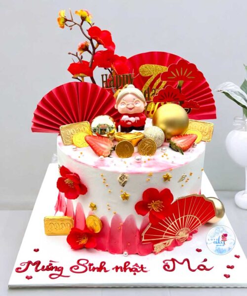 Bánh sinh nhật mừng tuổi mẹ