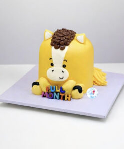 Bánh kem tạo hình con ngựa cho bé dễ thương